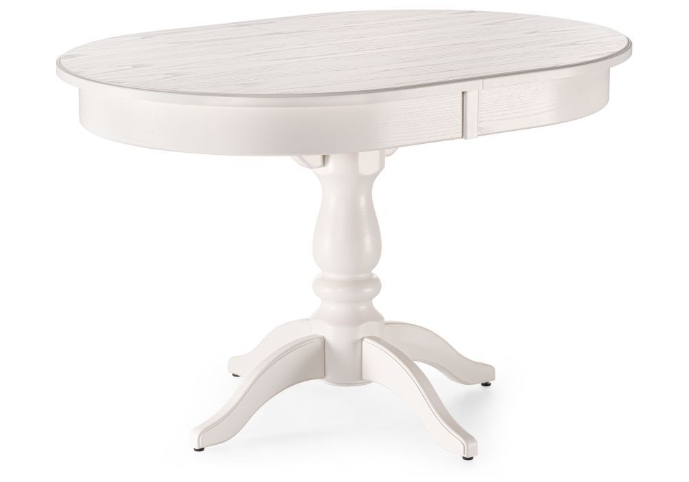 Обеденная группа (Стол деревянный Сайрус 120(160)х84х76 молочный и Стул деревянный Лино молочный - ромб 02)