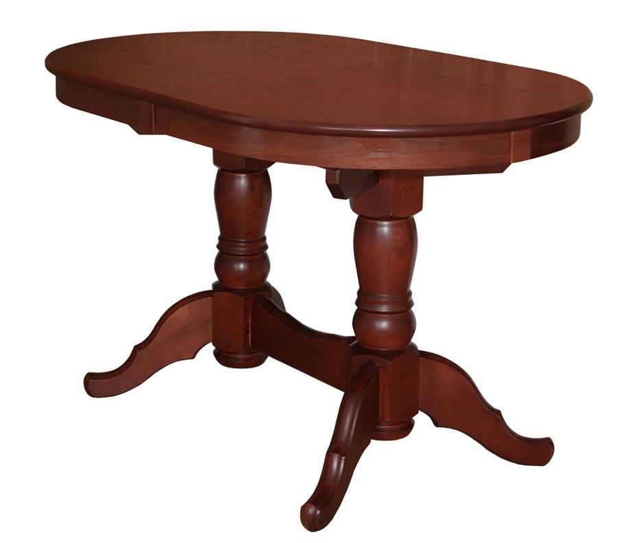 Обеденная группа (Стол Презент, Махагон, массив березы, Шпон и Стул Граф-1, массив березы, ткань Морис бордо, махагон)