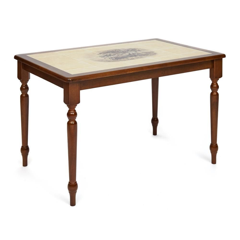 Обеденная группа Темный дуб  АМАДИУ стол и 4 стула 