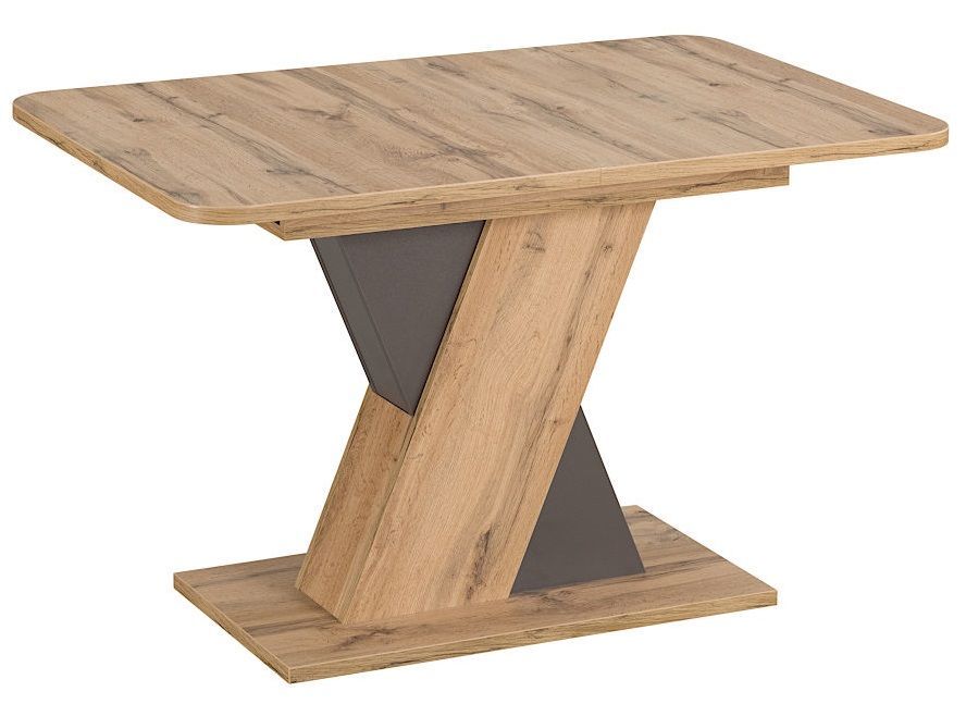 обеденный BRIDGE 120-160-80, корпус дуб вотан, Вольфрам. Стол