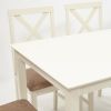 Обеденный комплект Хадсон (стол + 4 стула)- Hudson Dining Set дерево гевея-мдф, стол: 110х70х75см - - 5