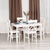 Обеденный комплект Хадсон (стол + 4 стула)- Hudson Dining Set (mod.0102) МДФ-тополь-меламин, стол: 1 - 9