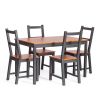 Обеденный комплект Соната (стол + 4 стула) - Sonata dining set массив сосны, стол: 120х75х73см стул - 7
