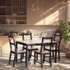 Обеденный комплект Соната (стол + 4 стула) - Sonata dining set массив сосны, стол: 120х75х73см стул - 6