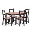 Обеденный комплект Соната (стол + 4 стула) - Sonata dining set массив сосны, стол: 120х75х73см стул - 7