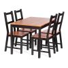 Обеденный комплект Соната (стол + 4 стула) - Sonata dining set массив сосны, стол: 120х75х73см стул - 8