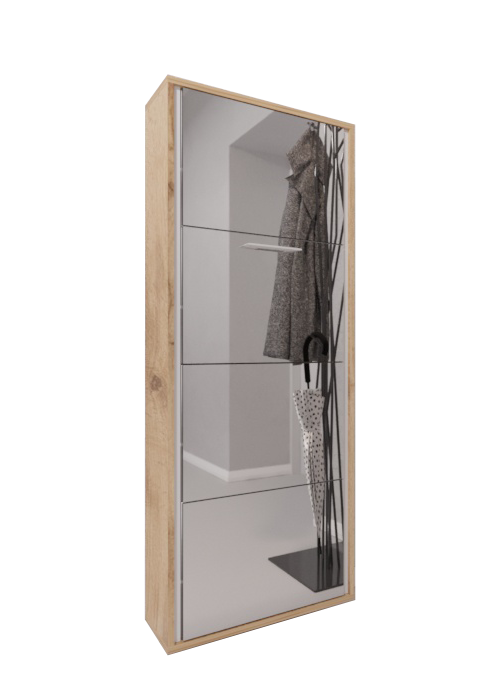 Обувница ЛАЙТ 4 МП (Дуб Вотан |