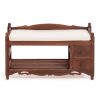 Обувница с 2-я ящиками Secret De Maison AZUR ( mod.TT-BH004) павловния , 80*33*47, Орех (Walnut) - 3