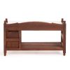 Обувница с 2-я ящиками Secret De Maison AZUR ( mod.TT-BH004) павловния , 80*33*47, Орех (Walnut) - 4