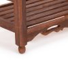 Обувница с 2-я ящиками Secret De Maison AZUR ( mod.TT-BH004) павловния , 80*33*47, Орех (Walnut) - 7