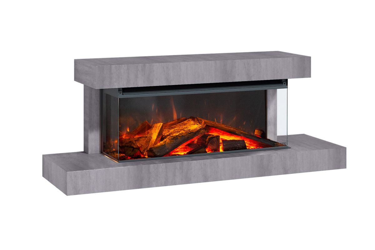 Очаг Lumen 870 с декоративной панелью PIETRA,37482