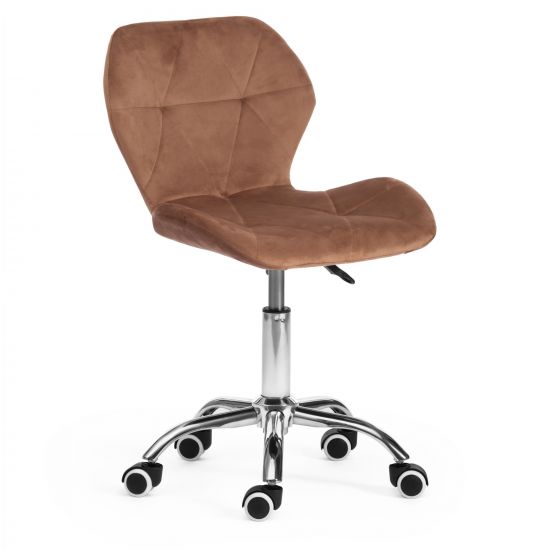 Офисное кресло Recaro (mod.007) - 1 шт. в упаковке металл, вельвет, 45x74+10см, коричневый (HLR11)