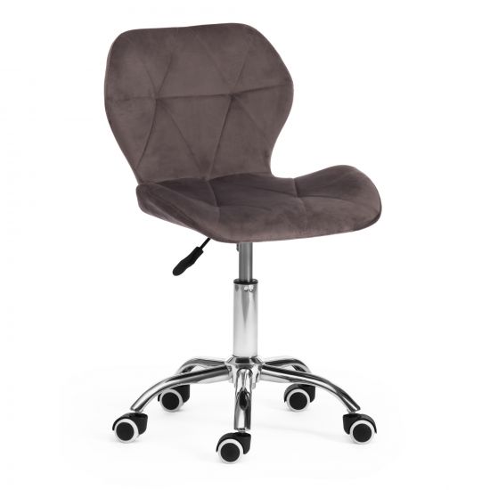 Офисное кресло Recaro (mod.007) - 1 шт. в упаковке металл, вельвет, 45x74+10см, серый (HLR 24)