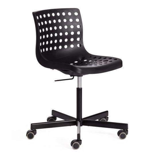 Офисное кресло SKALBERG OFFICE (mod. C-084-B) - 1 шт. в упаковке металл-пластик, 46 х 59 х 75-90 см, Black (черный)