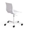 Офисное кресло SKALBERG OFFICE (mod. C-084-B) металл-пластик, 46 х 59 х 75-90 см, White (белый) - 3