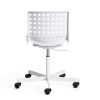 Офисное кресло SKALBERG OFFICE (mod. C-084-B) металл-пластик, 46 х 59 х 75-90 см, White (белый) - 4