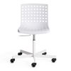 Офисное кресло SKALBERG OFFICE (mod. C-084-B) металл-пластик, 46 х 59 х 75-90 см, White (белый) - 5