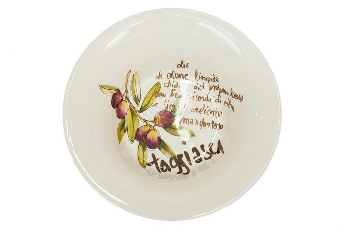 OLIVES Soup plate (mod. C-1175 ) | Тарелка суповая "ОЛИВКИ" керамика, диам. 23см