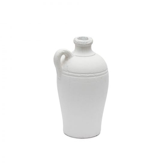 Palafrugell Белая терракотовая ваза 36,5 см