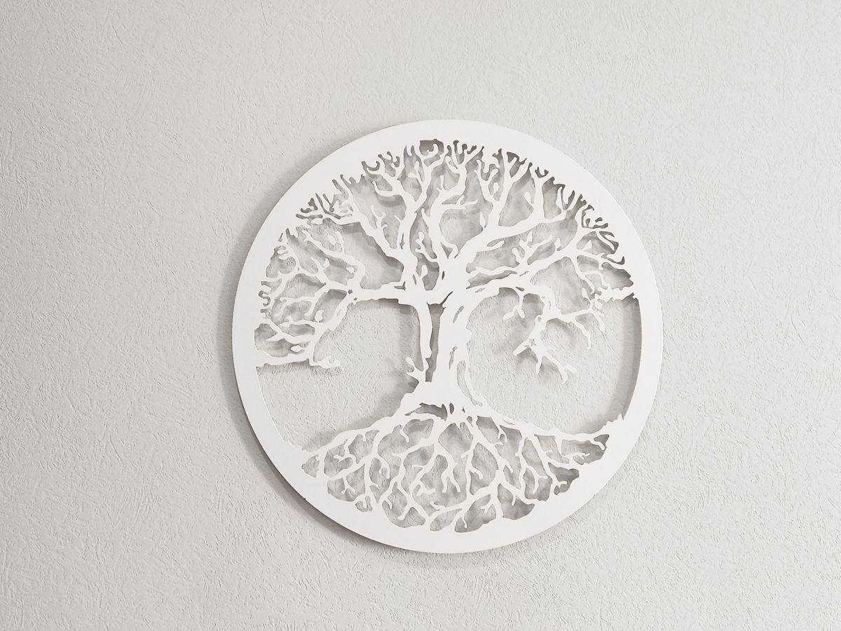 Панно Дерево П1, Белый