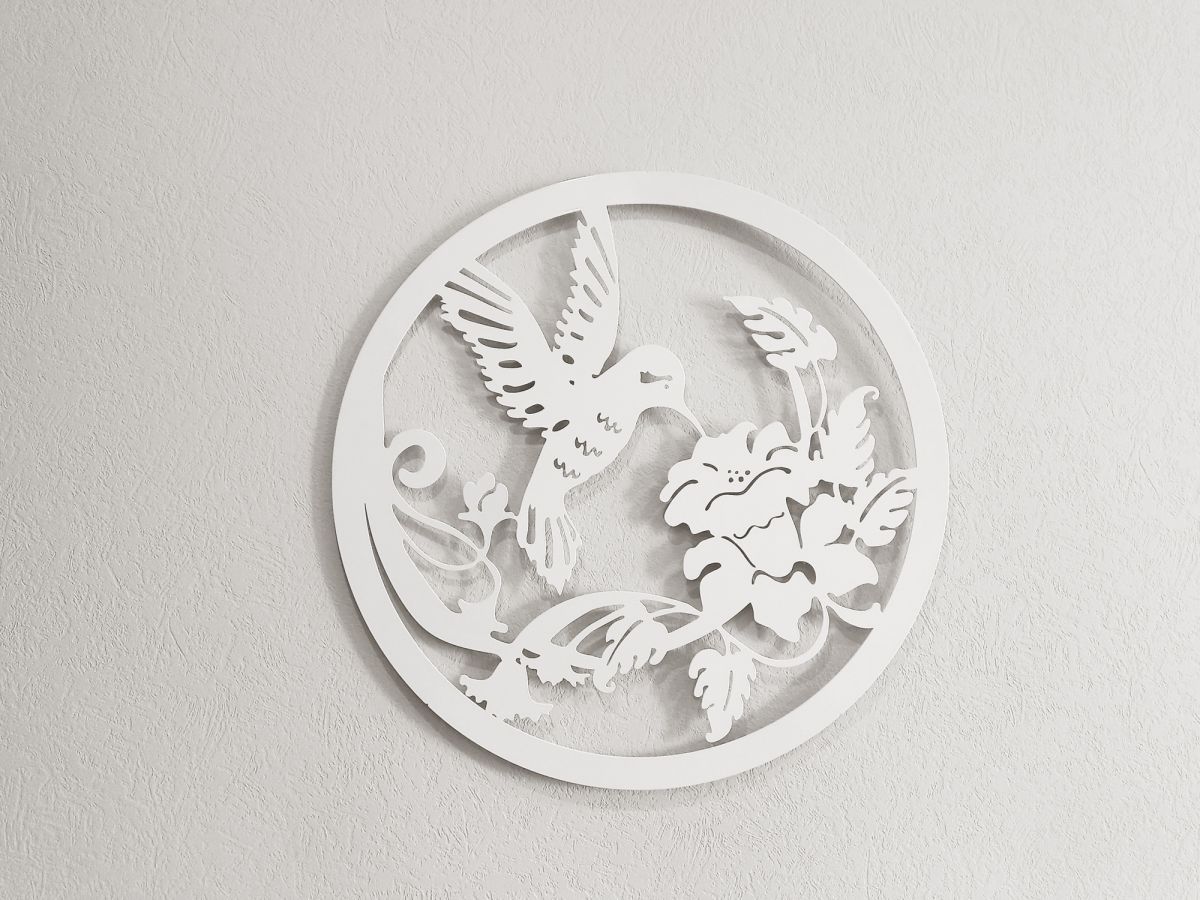 Панно Колибри П4, Белый