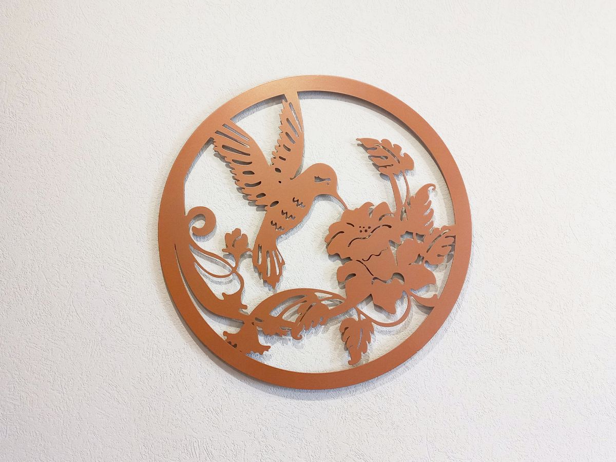 Панно Колибри П4, Бронза