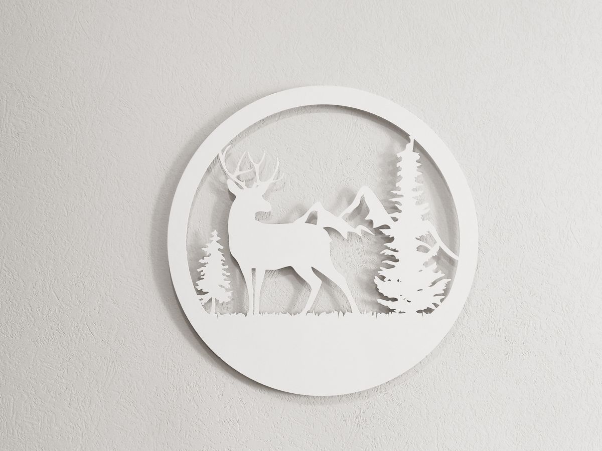 Панно Природа П2, Белый