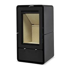 Дровяные камины,Печь-камин Solzaima Tek Round Eco,29684