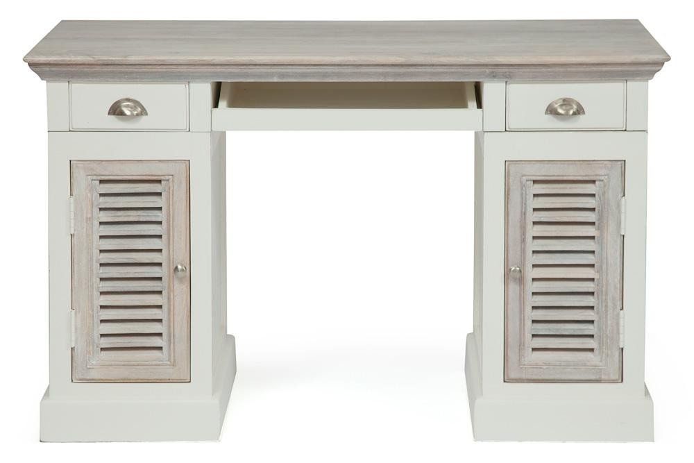Стол письменный Secret De Maison RIVIERA ( mod.2325 ) дерево манго, 80х130х60см, Antique white-white wash