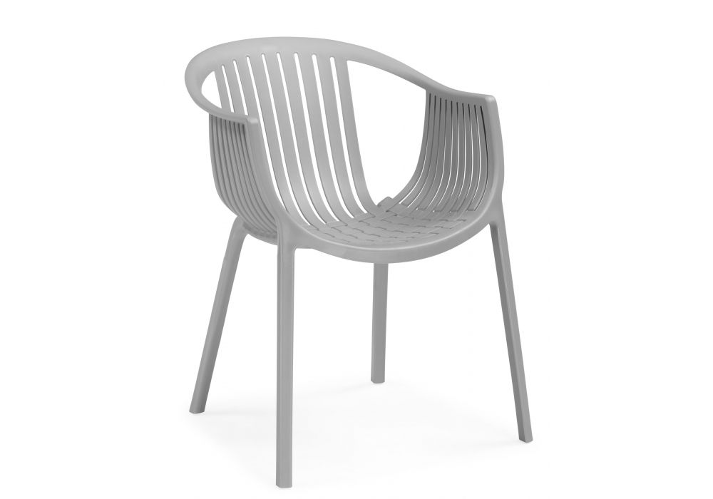 Пластиковый стул Боркас пластик - серый