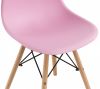 Стул деревянный Eames PC-015 light pink - 7