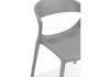 Пластиковый стул Градно жесткий серый - 6