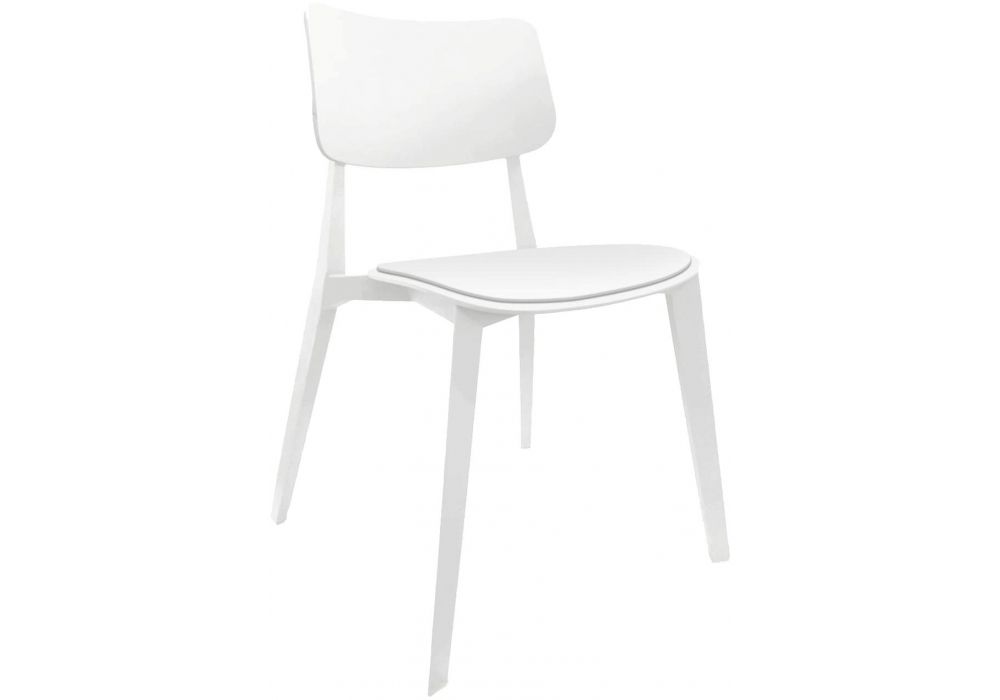 Пластиковый стул Sheffilton SHT-S110-P белый - белый