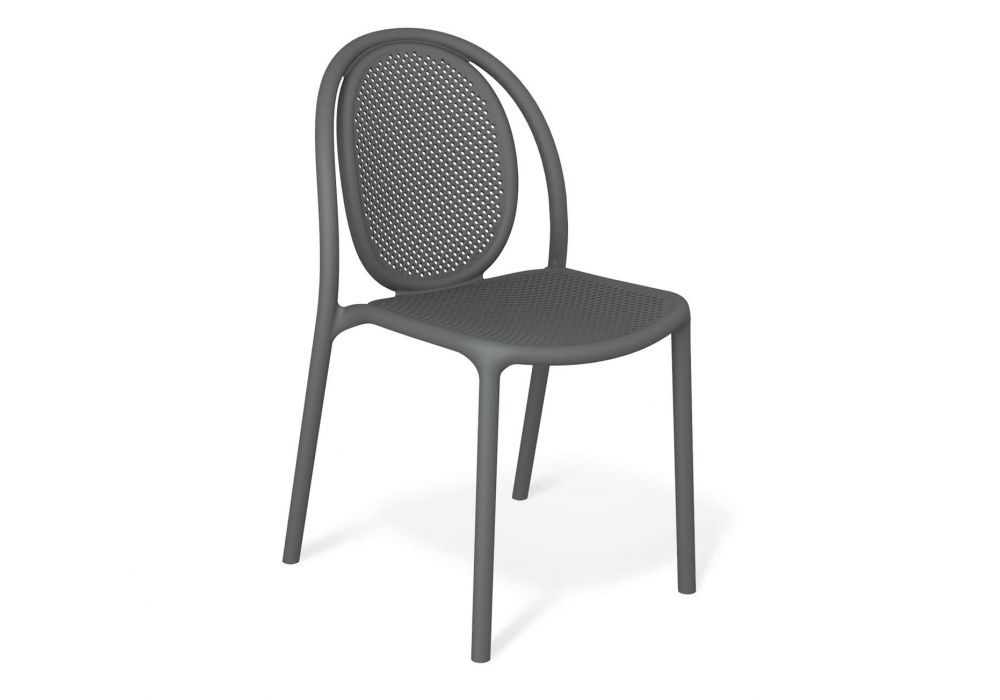 Пластиковый стул Sheffilton SHT-S172 Темно-серый ral 7024