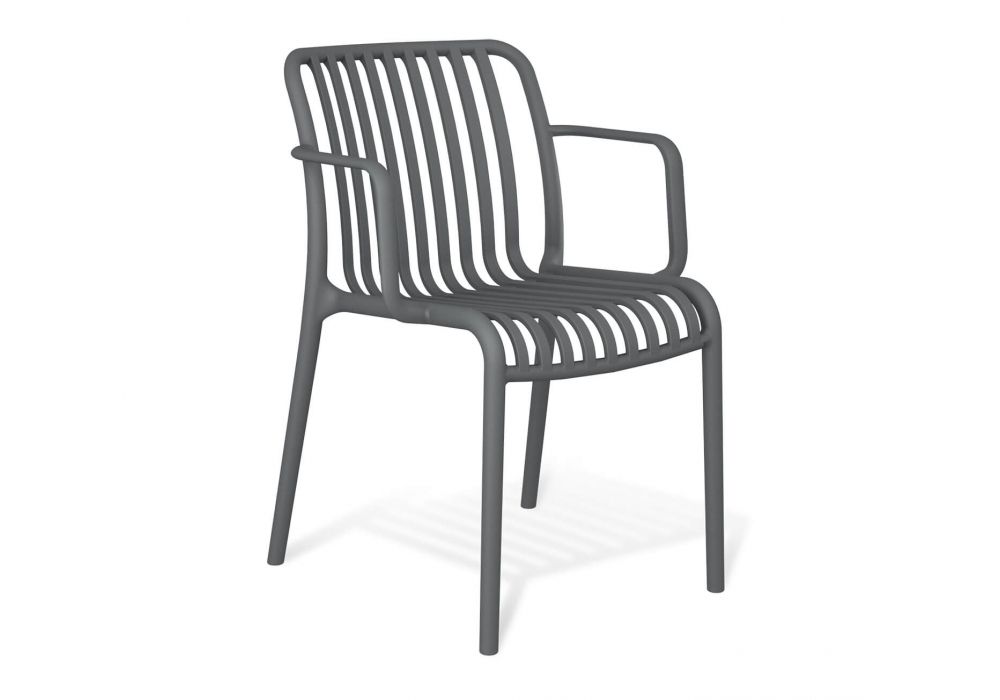 Пластиковый стул Sheffilton SHT-S173-1 темно-серый RAL 7024