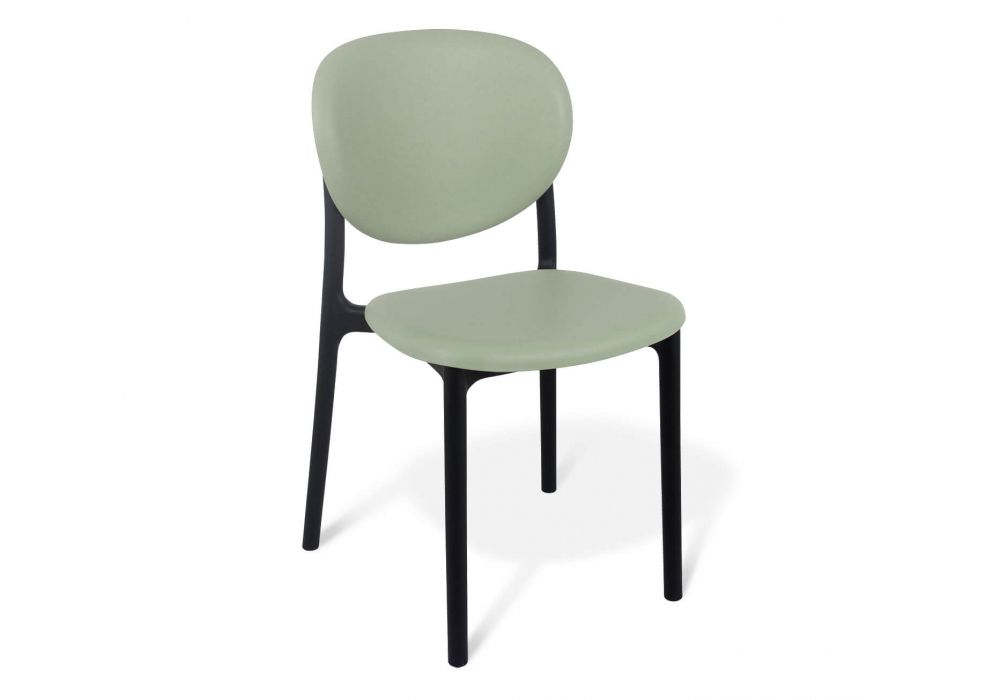 Пластиковый стул Sheffilton SHT-S180 Зеленый-черный