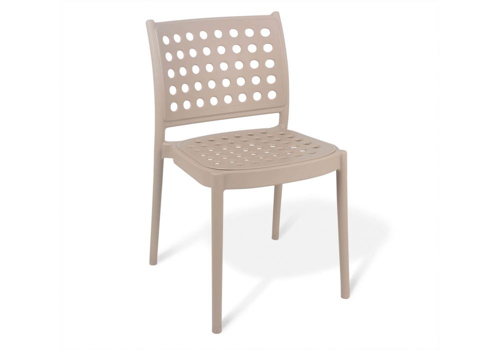 Пластиковый стул Sheffilton SHT-S181 Молочный какао