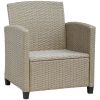 Плетеный комплект мебели с диваном AFM-804B Beige - 3