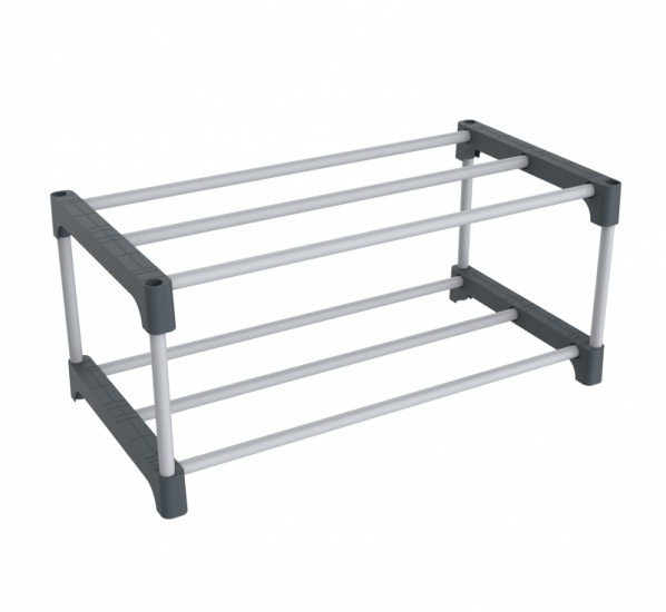 Подставка для обуви SHT-SR3-Р (пластик-серый, темно-серый)