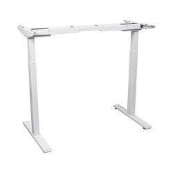 Подстолье для стола с электроприводом и регулировкой высоты, 2 мотора, память 3 уровня высоты, белый