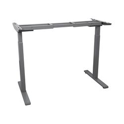 Подстолье для стола с электроприводом и регулировкой высоты, 2 мотора, память 3 уровня высоты, серый