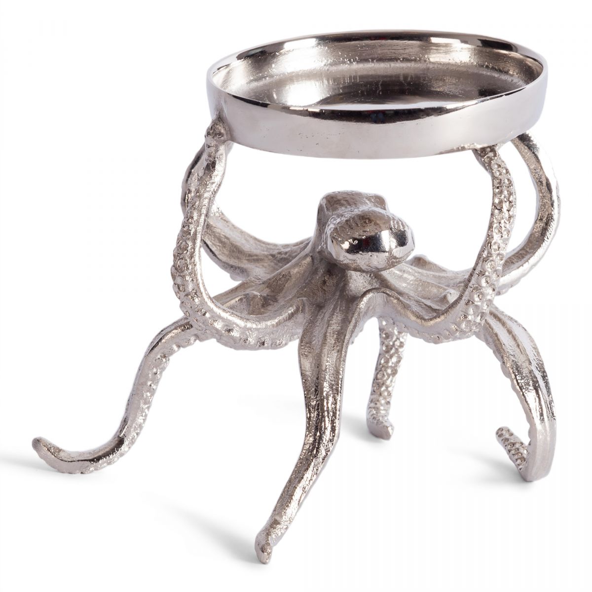 Подсвечник Secret De Maison OCTOPUS1 ( mod. 3931 ) алюминиевый сплав, 13x13x11,5 см, никель-nickel
