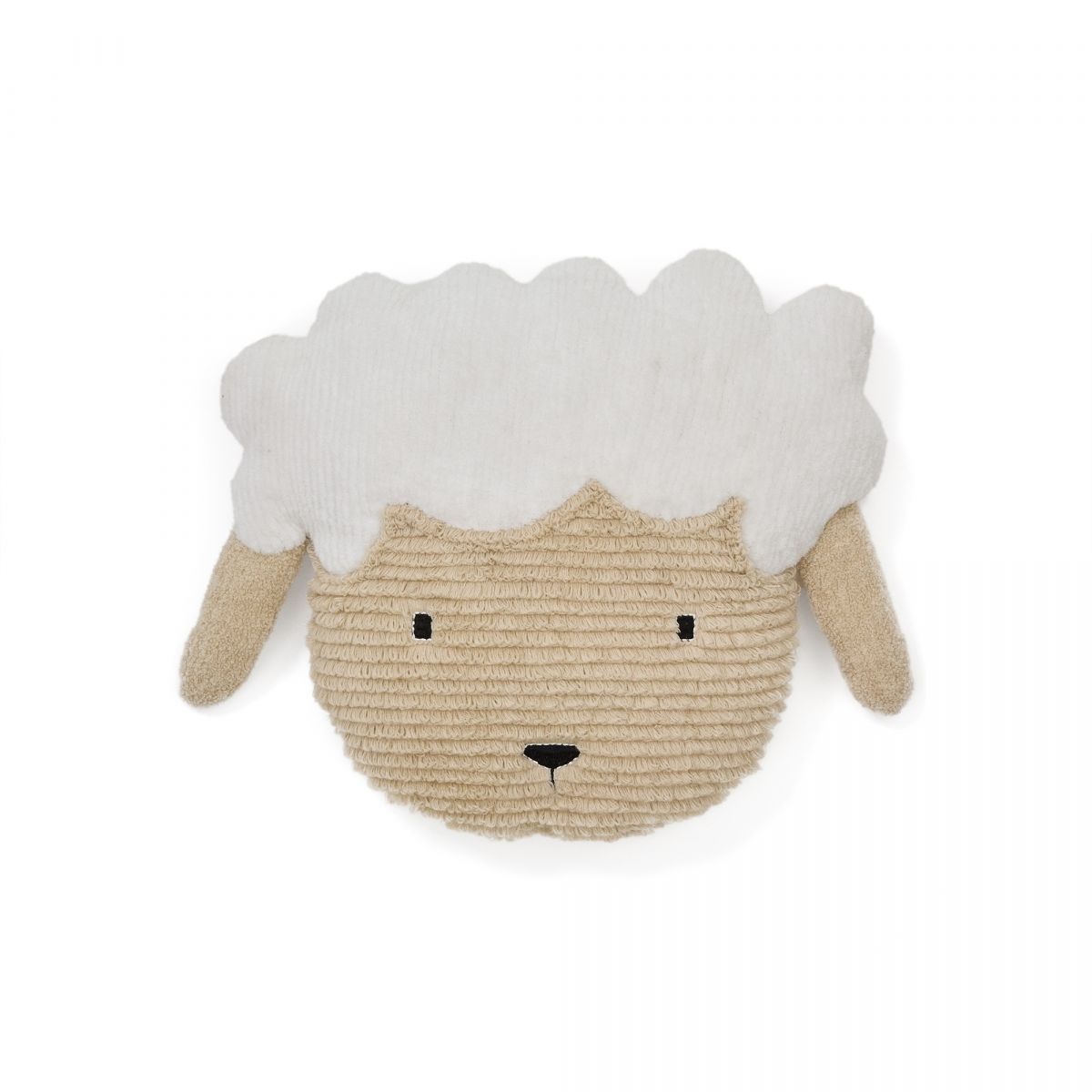 Подушка декоративная Milu бежевая в форме овцы хлопковая 40 см