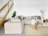 Подушка диванная Blok 40 x 60 см бежевая - 3