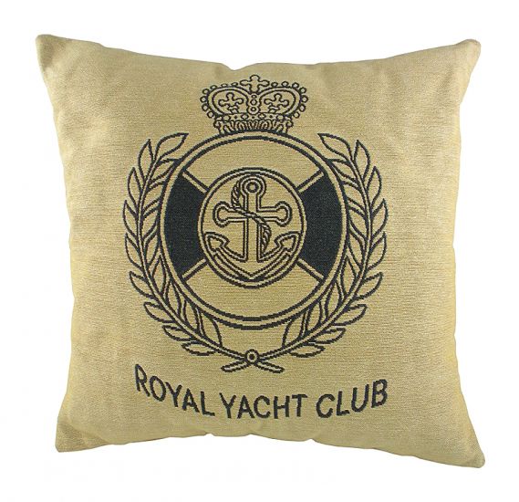 Подушка с гербом Королевского Royal Yacht Club