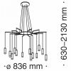 Подвесной светильник Maytoni MOD035PL-12B - 5