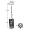 Подвесной светильник Maytoni MOD124PL-L3CH3K - 3