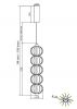 Подвесной светильник Maytoni MOD216PL-L10G3K - 7