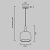 Подвесной светильник Maytoni MOD286PL-L18W3K - 7