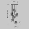 Подвесной светильник Maytoni MOD367PL-L18BBSK - 7